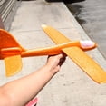 thumbnail image 4 of ametoys Flying Glider Planes With Flash 18.9" Foam Flight Mode Throwing Air Plane Aerobatic Airplane Outdoor Sport Gift for 3 4 5 6 7 Year Old Blue, 4 of 7