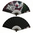 thumbnail image 5 of Joker Movie-theme Folding Fan Chinese Fan Hand Polyester Foldable Fan Fans for Dancing Party Home Suitable for Home, Office, Party, 5 of 6
