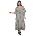 thumbnail image 4 of Moomaya Kaftan Long de Plage pour Femmes, Tenue de Plage, Robe de Plage, Couvre-Maillot Bikini, Kaftan, Grande Taille, 4 of 6