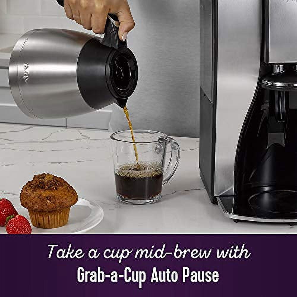 Free Shipping Mr. Coffee 10 Cup Thermal Programmable Coffeemaker Stainless Steel Walmart