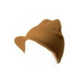 thumbnail image 1 of New Cuffless Acrylic Beanie Visor, Khaki, 1 of 1