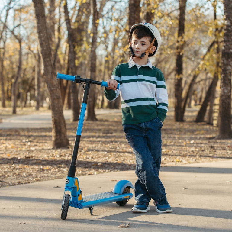 GOTRAX, Electric Scooter Kids Ages 6-12, Blue, 6