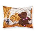 thumbnail image 1 of ""Caroline'S Treasures Funda De Almohada Estándar De Tela Con Diseño De Bulldog Inglés Y Osito De Peluche Amb1003Pillowcase Multicolor"", 1 of 1