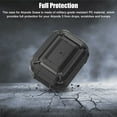 thumbnail image 4 of TSV Case Cover Compatible with AirPods 3, Protective Case Skin with Secure Lock Fit for Airpods 3rd Generation Charging, Front LED Visible, Black, 4 of 9