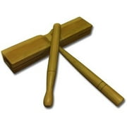 Bamboo Flat Tick Tock Block with Striker
