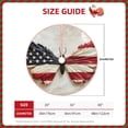 thumbnail image 2 of Sikiie American Flag Butterfly Wall Christmas Tree Skirt, Christmas Tree Decorations, Christmas Decor, Tree Mat Decoration(30-48IN)-30", 2 of 6