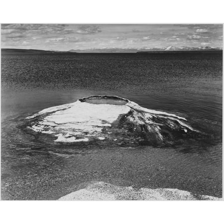 - The Fishing Cone - Yellowstone Lake Yellowstone National Park Wyoming Geology Geological 1933 - 1942 Poster Print by Ansel Adams