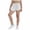 White, variant on Kaemgyyd Girls Athletic Shorts with Zip Pocket Loose High Waist Flowy Drawstring Shorts Casual Workout Running Tennis Clothes
