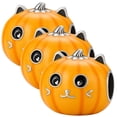 thumbnail image 1 of Charm gato calabaza esmaltado joya CharmPumpkinCat 3Pzas Plata S925 Chapa Charm Separador Gato calabaza Naranja/Negro/Pl, 1 of 3