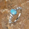 thumbnail image 6 of PULABO Elegant Anniversary Party For Her Gift for Wife Shiny Lightweight Cubic Zirconia CZ Ring Elegant Gift With Gift Packaging, 6 of 9