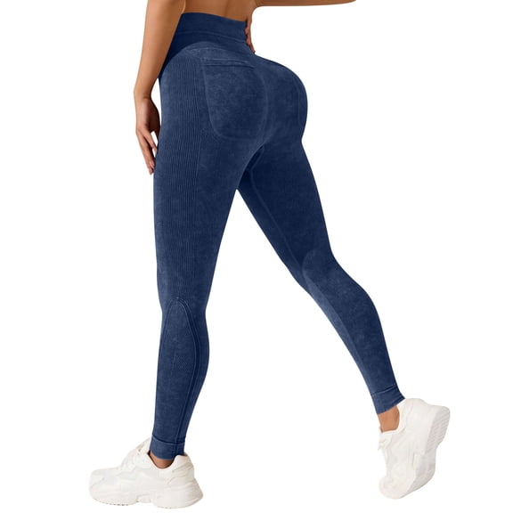cocolona Summer Casual Butt Lifting Yoga Leggings for Women Elastic Waist Straight Outdoor Hiking Pants