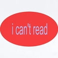 thumbnail image 2 of CafePress - I Can't Read Infant Creeper - Baby Light Bodysuit, Size Newborn - 24 Months, 2 of 4