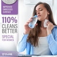 thumbnail image 3 of Body Wipes for Women - 12 Pack - 120 Extra Thick Deodorant Wipes - Rinse-Free Lavender Body Wipes - Wet Wipes for Body And Face - Personal Hygiene Wipes for Women Men Teens Adults - biodegradable, 3 of 8