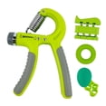 thumbnail image 2 of Ejercitador de extensión de mano, equipo de agarre de , ejercicio para mujeres y hombres, ejercitador de antebrazo, fortalecedor de agarre de mano Verde, 2 of 9