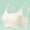Khaki, variant on Girls Cotton Bralette - Wireless Bra for Teens, Seamless Comfort Sleep & Lounge Bra, Soft Training First Bra, Khaki,Size M