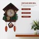 thumbnail image 5 of House Shape 8 Inches Wall Clock Clock Vintage Bird Bell Timer Living Room Pendulum Clock Craft Art C, 5 of 5