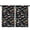 Dachshund Pattern Black, variant on Blackout Kids Curtains,Dachshund and Heart Pink Pattern Children's Insulated Curtains Set Of 2,Bedroom Essentials,Toddler Room Decor 52"x84"
