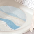 thumbnail image 2 of Shower Mat,Safety Comfort Shower Mat Anti Slip with Drain, Machine Washable,Round Bath Mat, 24x24 Inches (Light Blue), 2 of 6
