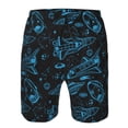 thumbnail image 3 of Fotbe Spacecraft Trajes de Baño Estampados para Hombre, Shorts de Verano de Secado Rápido, Ropa de Playa, Bañadores-3X-Large, 3 of 6
