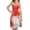 WH4, variant on Ruyang Teen Girls A Line Midi Dresses Tie-dyed Ruffle Hem Crewneck Sleeveless Tank Dresses Summer Boho Beach Sundress