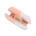thumbnail image 5 of Chill Pill Hair Claw Clip Pink and White Pharmacy-Inspired Design Acetate Hair Accessory for Women Girls Gift, 5 of 6