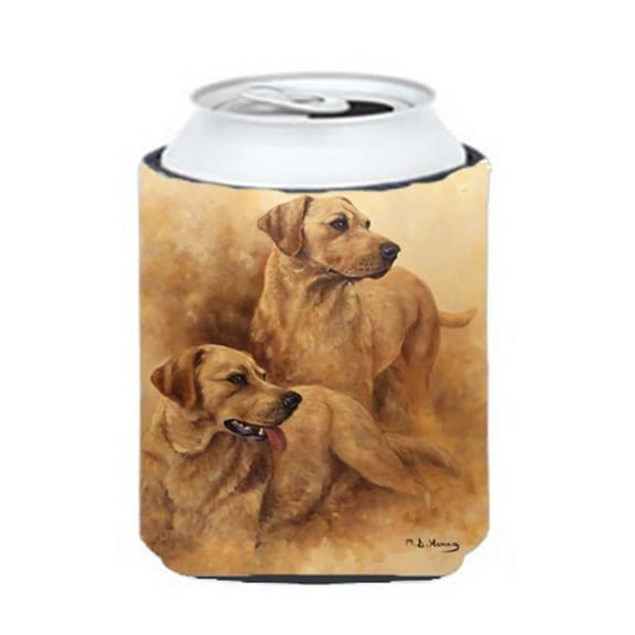 Yellow Labs by Michael Herring Can or Bottle Hugger