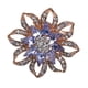 thumbnail image 2 of Broche de loto Hugo Moda Flor Pin Bufanda Boda, 2 of 10