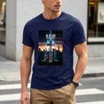 thumbnail image 2 of Mens T Shirts Graphic Tee 9/11 25Th Anniversary T Shirt 911 Tops Memorial Tops Crewneck T Shirt for Men, 2 of 7