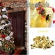 XZNGL Ruban Mousse Diy Golden Opening Horn Bell Christmas Decoration Bells Wind Chimes 10Mm 100Pcs – image 2 sur 9