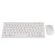 thumbnail image 2 of para HK-03 2.4G Mini teclado inalámbrico y mouse óptico para computadora portátil de escritorio Smart TV Blanco, 2 of 8