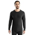 thumbnail image 3 of (2 pack) Realtree Men's Cotton Base Layer Thermal Shirt, Black, M, 3 of 9