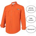 thumbnail image 4 of Tuna Men's Fishing UPF 50+ Sun Protection Anti-Static Waterproof Breathable Quickly Dry Hiking Long Sleeve Shirts Mandarin 21 3X-Large, 4 of 10