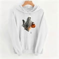 thumbnail image 6 of NSLGXD Womens Halloween Graphic Hoodie Funny Ghost with Pumpkin Print Oversized Hooded Sweatshirt Loose Baggy Long Sleeve Casual Fall Outfits with Pocket S-XL, 6 of 6