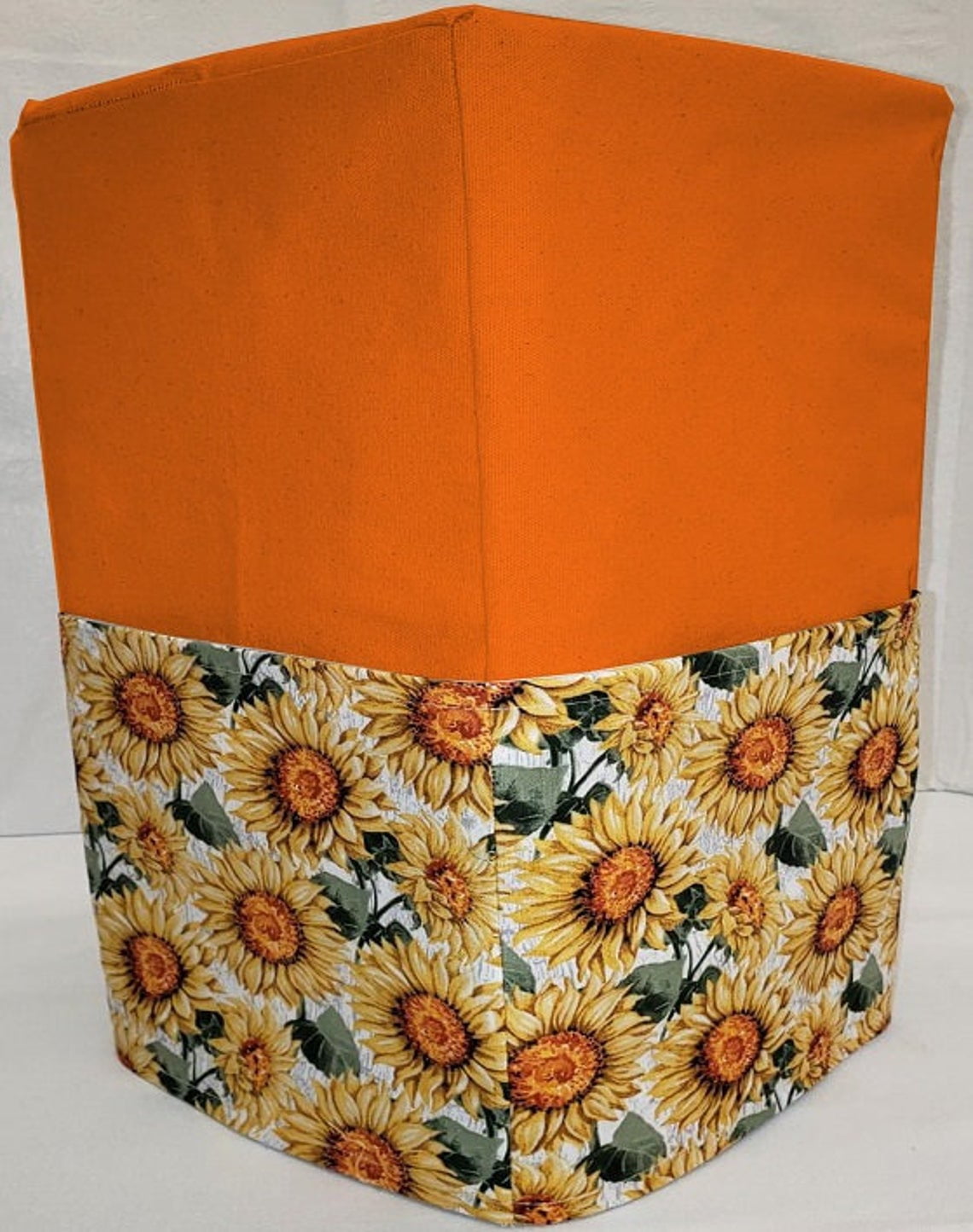 Canvas Harvest Sunflowers Coffee Maker Cover by Penny's Needful Things