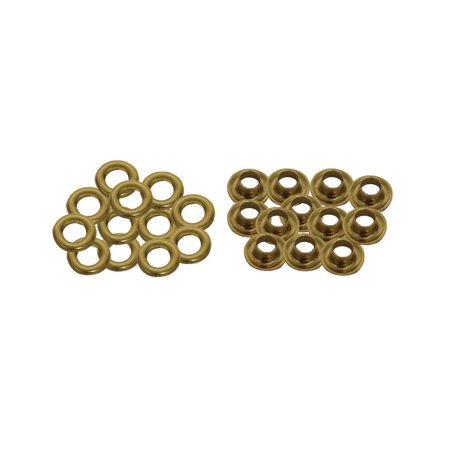 Brass Grips - GRIP 78987 Brass Grommet Kit, 24 Pieces