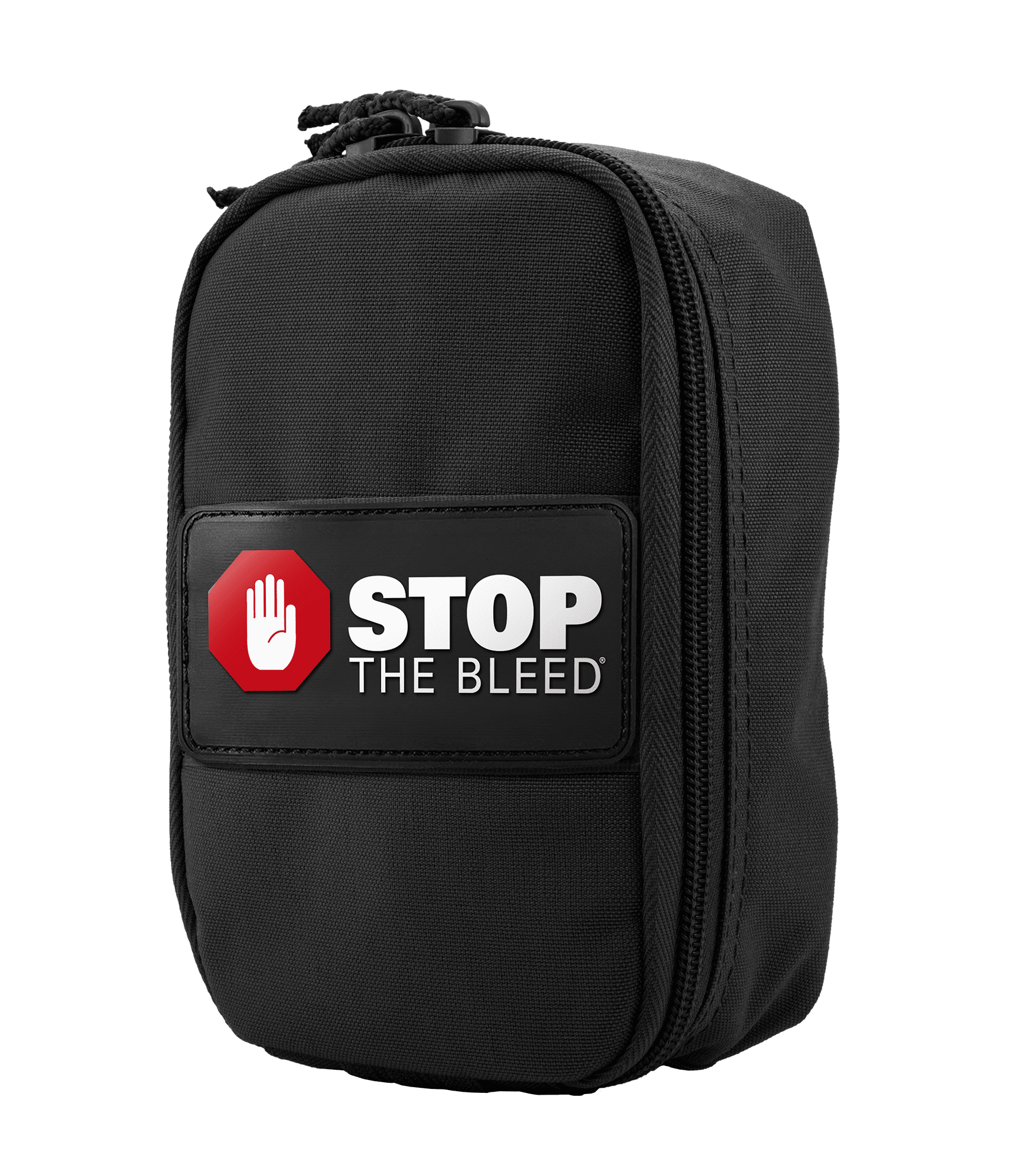 Stop The Bleed Kit, TacMed Solutions – Basic Bleeding Control Black Nylon Pouch, Compact, Easy-to-Use Hemorrhage Control Kit, Emergency First Aid with Tourniquet and Emergency Bandage