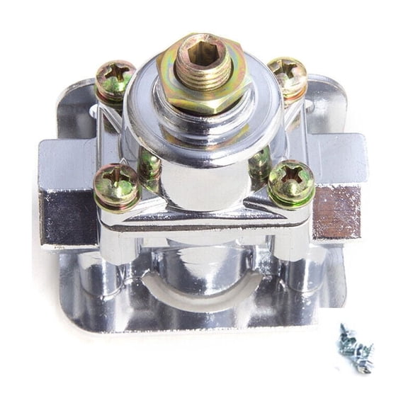 For Holley 12-804 Regulator Chrome Fuel Pressure Regulator 1-4 PSI, 3/8" NPT