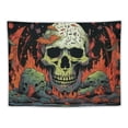 thumbnail image 5 of GOSMITH  Hippie Mushroom Tapestry Skull Tapestries Gothic Skeleton Tapestry Plants and Stars Tapestry Cactus Black Wall Tapestry for Bedroom Aesthetic, 5 of 7