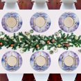 thumbnail image 7 of Ryvnso Christmas Tree Round Plate Mats Dining Table Placemat Set of 4 for Holiday Decoration, 7 of 7