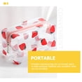 thumbnail image 2 of 2pcs Clear Toiletry Bag Multifunction Portable Waterproof Cosmetic Bag Camping Supply, 2 of 8