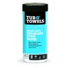 Tub O’ Towels Stainless Steel Polishing Wipes, 40 wipes canister