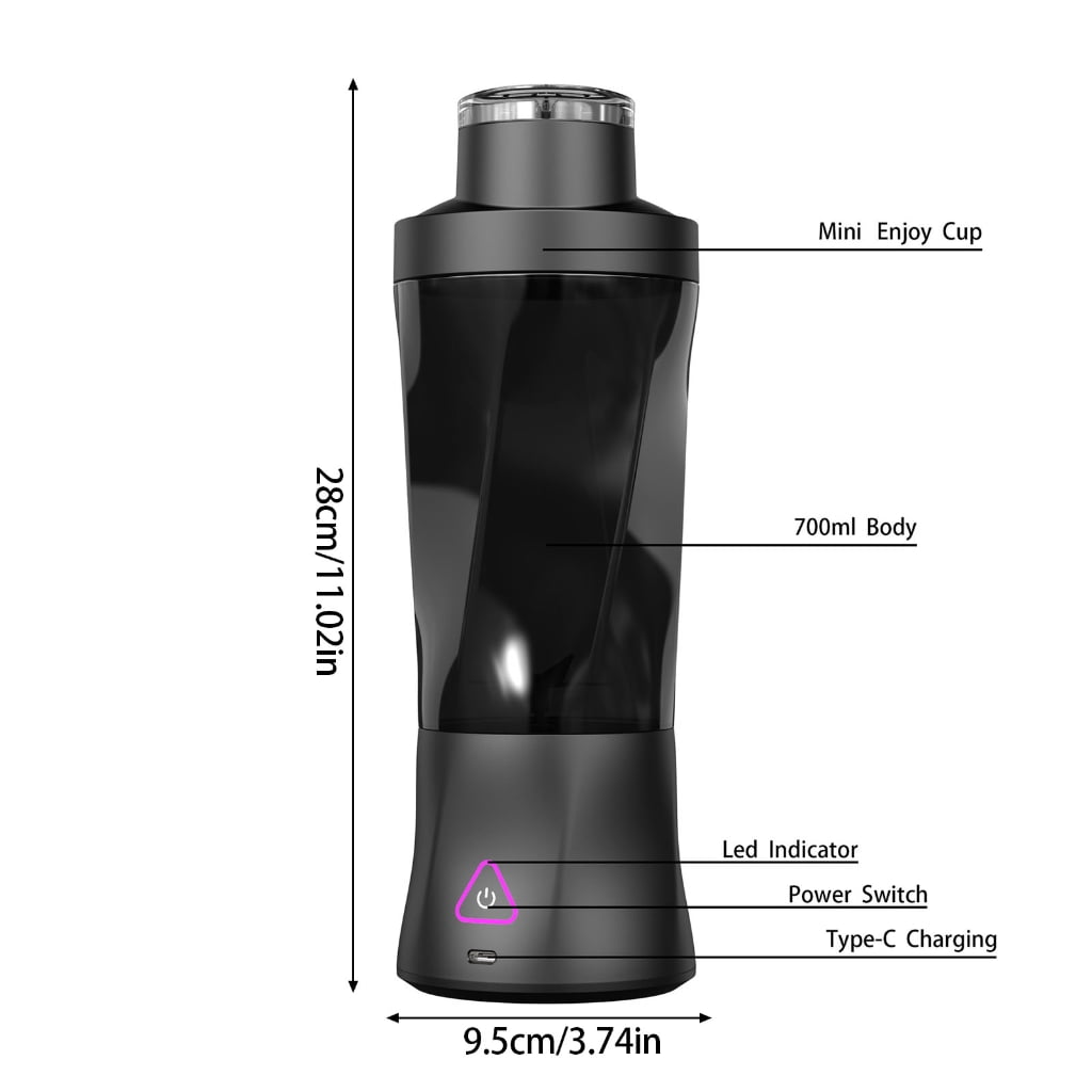 Travel Friendly 700ml Juicer Blenders USB Rechargeable Mixing Cup for Juices and Shakes Practical Kitchen Appliance