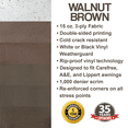 thumbnail image 2 of ShadePro RV Awning Fabric Replacement Heavy Duty Vinyl 13' Walnut Brown (Fabric 12'2"), 2 of 5