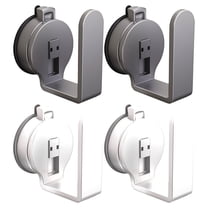 4PCS Suction Cup Wall Mount Organizer For Power Strips Easy Installation