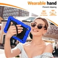 thumbnail image 3 of for iPad Mini 5th/4th Generation Case 7.9 inch 2019/2015, 360 Rotating Shockproof Cover with Stand, Handle, Shoulder Strap, Blue, 3 of 7