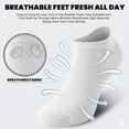 thumbnail image 6 of Yacht & Smith Mens Wholesale Bulk No Show Ankle Socks, Cotton Sport Athletic Socks - Size 10-19, 6 of 7