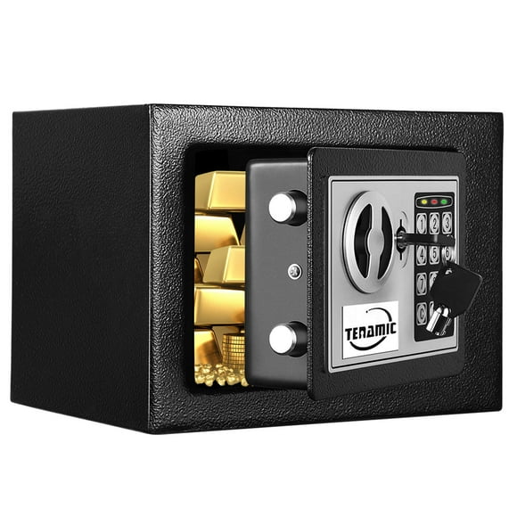 Caja fuerte Tenamic Electronic Digital Security de 0.23 pies cúbicos
