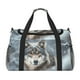 thumbnail image 1 of Fotbe Majestic Snowy Wolf Bolsa de Viaje con Estampado, Bolsa de Fin de Semana para Mujer con Compartimento para Zapatos, Bolsa de Gimnasio con Bolsillo Húmedo, 1 of 7
