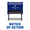 Blue, variant on Vivid Stamp Notice of Action Self Inking Rubber Stamp (Blue Ink) - Large