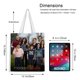 thumbnail image 5 of Modern Family Bolso de tela con estampado de lienzo para mujer, bolsa de compras reutilizable y estética, con cremallera interior, regalo para mujer,40*45cm., 5 of 6